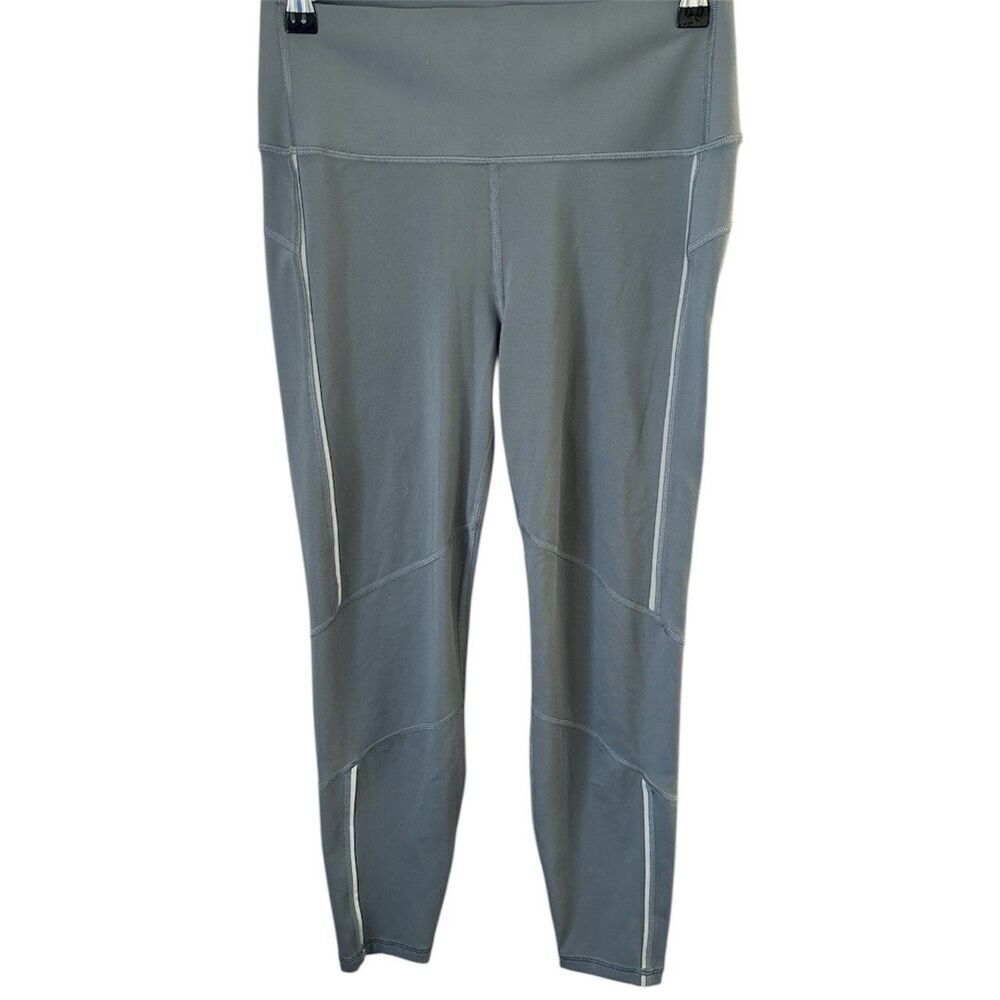 GapFit Women’s Medium Gray Sculpt Compression Athletic Leggings Light Reflective